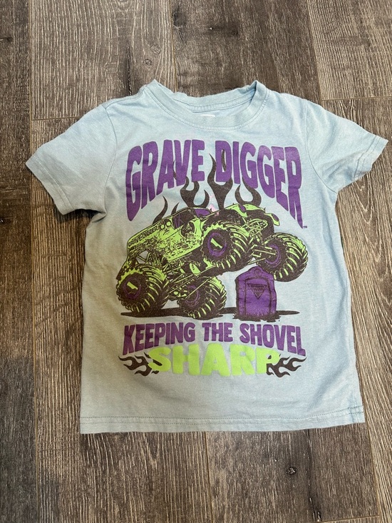 Monster Jam Other - Monster Jam Grave Digger Boys Short Sleeve Graphic Tee